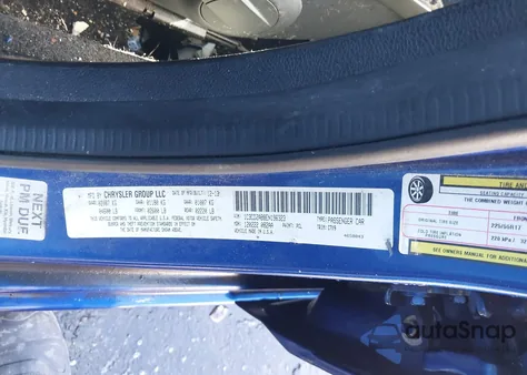 2014 Dodge Avenger Se из США, поврежденный, VIN 1C3CDZAB8EN196323